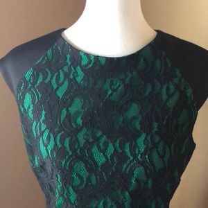 Gorgeous Sandra Darren BlackGreen Dress